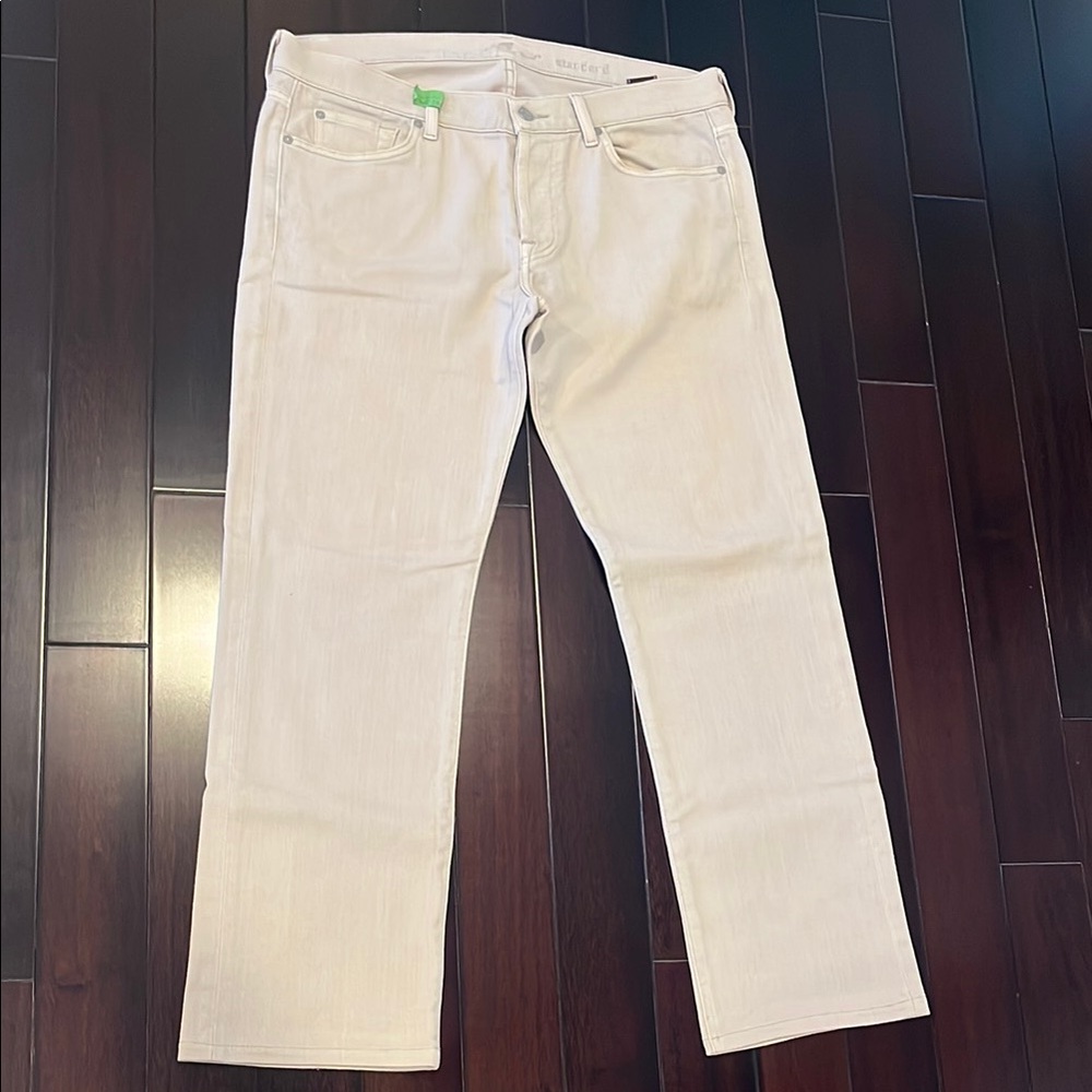 7 for all mankind men’s grey jeans sz 34 - Picture 1 of 4